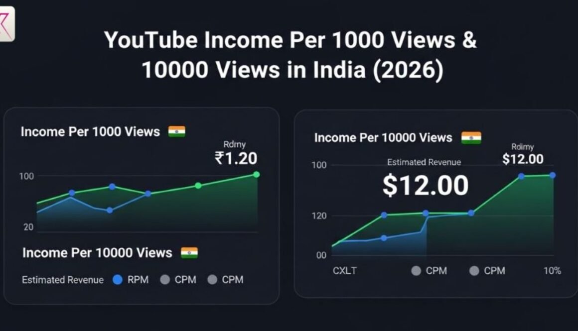 youtube-income-per-1000-views-and-10000-views-in-india-2026