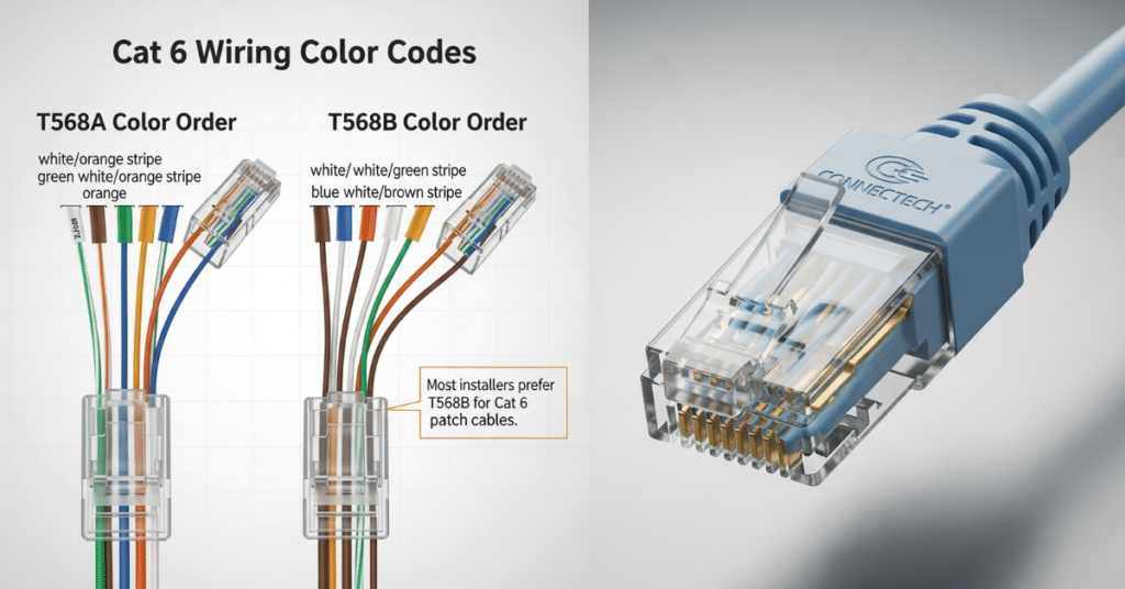 How to Wire an RJ45 Cat 6 Cable