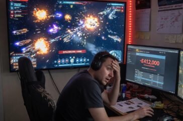 Stellar Frontier space battle with exploding capital ships